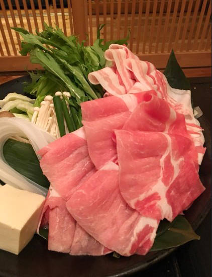 イベリコ豚のしゃぶしゃぶ