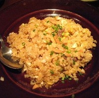 牛肉のガーリックチャーハン