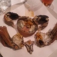 活上海蟹の姿蒸し