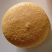 オレンジ　マカロン