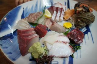 刺身の盛り合わせ