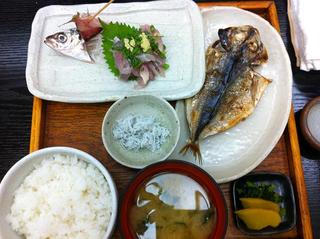 アジ定食