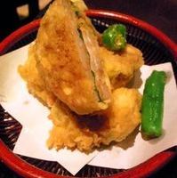 レンコン海老しんじょうのはさみ揚げ