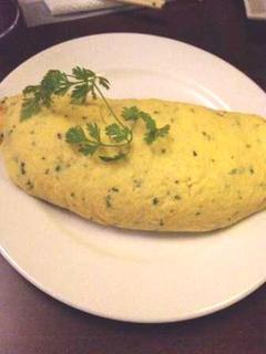 チーズ入りオムレツ