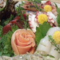 刺身の盛り合わせ