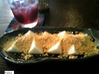 ココナッツミルクの葛餅風