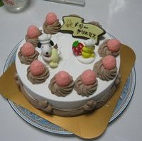 スヌーピーのクリスマスアイスケーキ