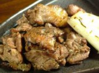 親鶏もも炭火焼き