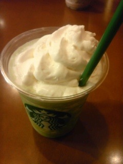 抹茶クリームフラペチーノ