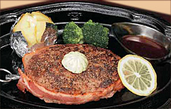 あら挽きステーキハンバーグ