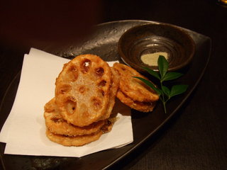 レンコンのはさみ揚げ