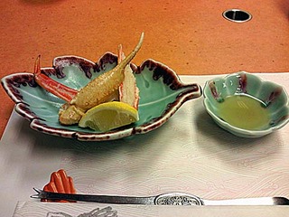 お昼のかに御膳　花膳