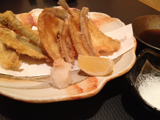 キスと野菜の天ぷら