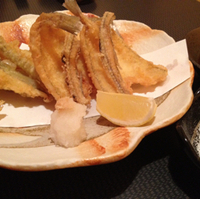 キスと野菜の天ぷら