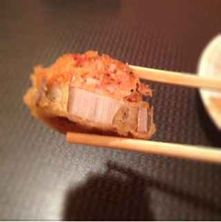 桜えびとレンコンのかき揚げ