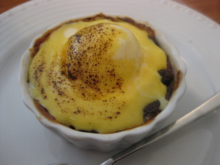 焼バナナのデザートグラタン