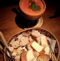 チーズフォンデュ　トマト＆モッツアレラ