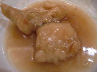 白身魚の餡かけ