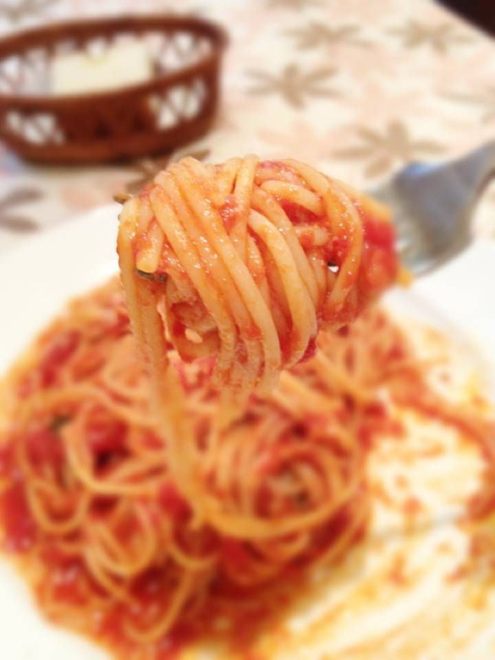ランチ　トマトとバジリコのスパゲティ　Ｃセット
