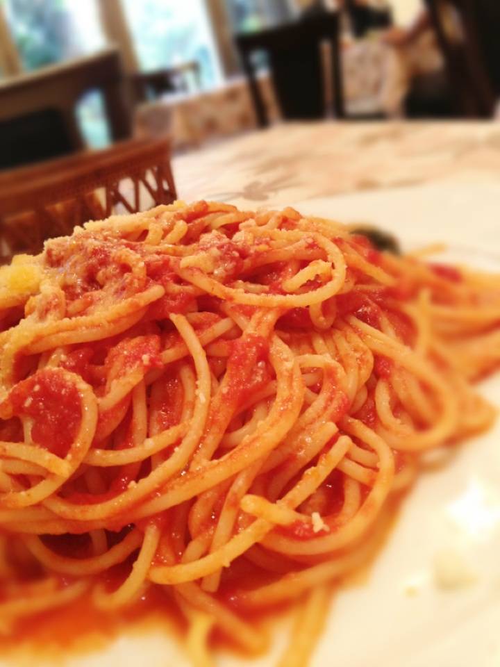 ランチ　トマトとバジリコのスパゲティ　Ｃセット
