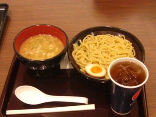 醤油つけ麺