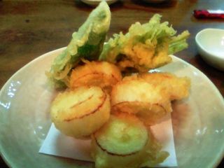 下仁田葱の天麩羅