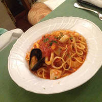 モッツアレラチーズのトマトソーススパゲッティ