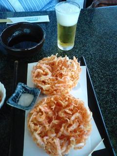 桜エビのかきあげ