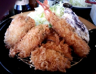 かきふらいとヒレ膳