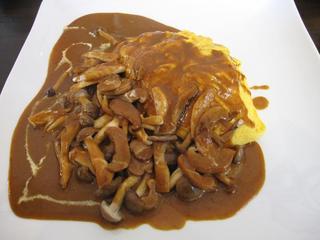 きのこオムライスカレー