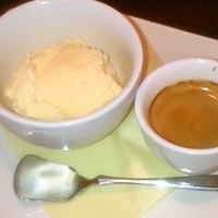 濃厚エスプレッソのアフォガート