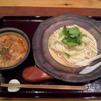 やみつきつけ麺3種 坦々、ホルモン、豚角煮