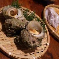活サザエの壷焼き