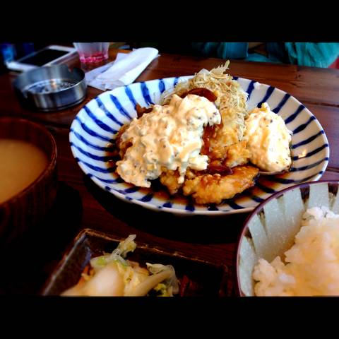自家製タルタルソースのチキン南蛮定食