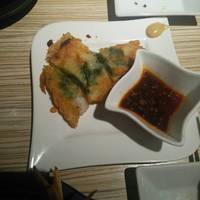 エビと菜の花のチヂミ