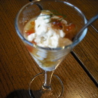 豆腐といくらのサラダ