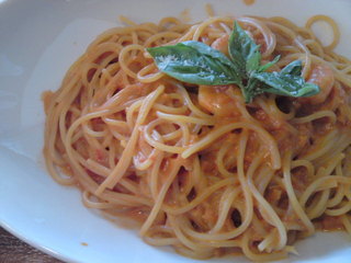 小海老のトマトクリーム