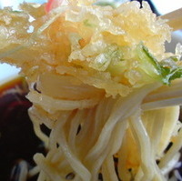 冷やしかきあげそば