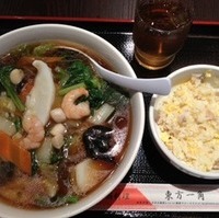 海鮮麺＋ハンチャーハン