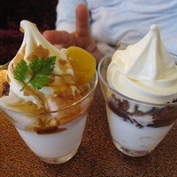 クリームぜんざい