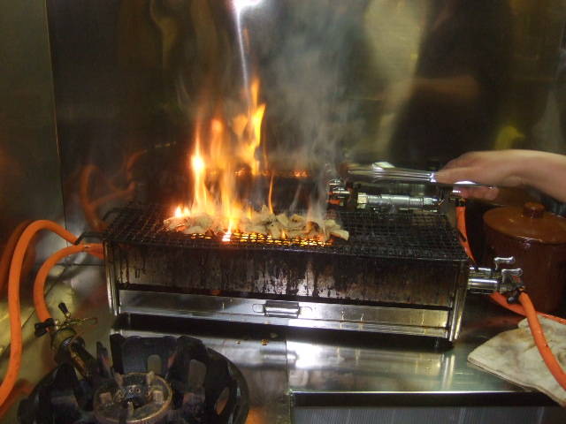 焼き鳥皮、レバー、ネギ間、カシラ