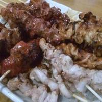 宴会料理:マグロ刺し、カツオ刺し、おまかせ料理:季節の野菜サラダ、野菜の天婦羅