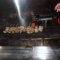 宴会料理:マグロ刺し、カツオ刺し、おまかせ料理:季節の野菜サラダ、野菜の天婦羅