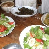 宴会料理：マグロ刺し、カツオ刺し、おまか…