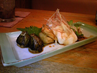 焼きナスのトロロがけ