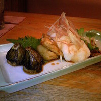 焼きナスのトロロがけ