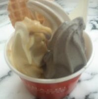 胡麻とキャラメルとバニラのソフトクリーム