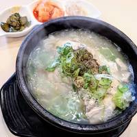 半参鶏湯定食