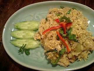 グリーンカレーのチャーハン