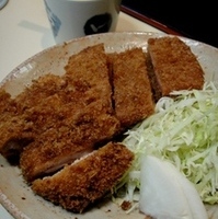 とりかつ＆ハムカツの２品定食